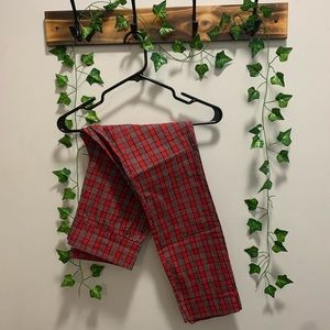 Pleated skinny pants